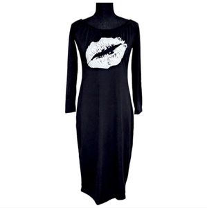 Women's Screenprint Slim Fit Dress